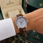 Rolex Geneve Classic Silver Dial - Image 4