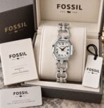 Fossil Harlow Silver White textured dial - Image 4