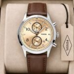 Fossil Bennette Brown Yellow Dial