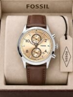 Fossil Bennette Brown Yellow Dial