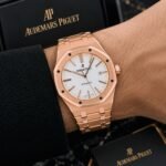Audemars Piguet white dial Royal Oak