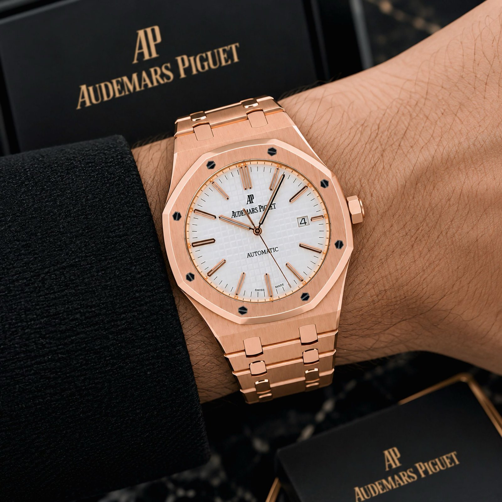 WhatsApp Image 2026-09-10 at 11.22.45 PM Audemars Piguet white dial Royal Oak - Image 1