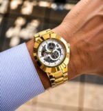 Rado Automatic Gold Tone White Dial - Image 2