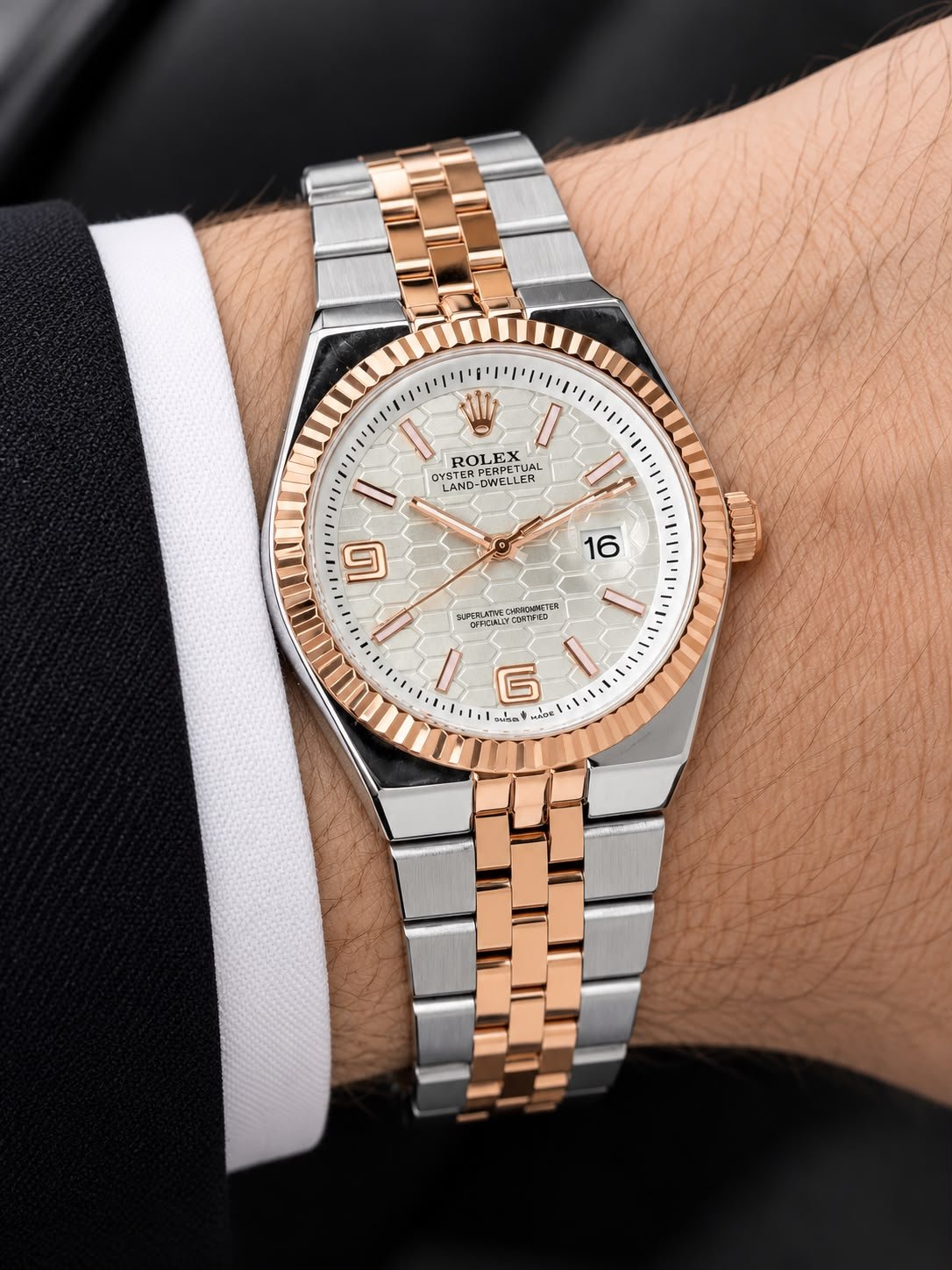 WhatsApp Image 2026-09-10 at 11.57.01 PM (2) Rolex Two-Tone White Dial Quartz - Image 1