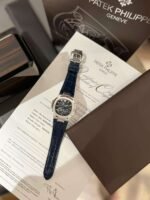 Patek Philippe Nautilus Textured Blue Automatic - Image 2
