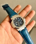 Patek Philippe Nautilus Textured Blue Automatic - Image 4