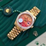 Rolex Day-Date Orange Dial Automatic - Image 2