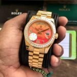 Rolex Day-Date Orange Dial Automatic