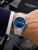 Movado Slim Bold Quest Blue Dial - Image 3