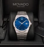 Movado Slim Bold Quest Blue Dial - Image 5