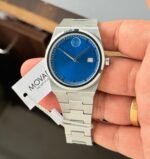 Movado Slim Bold Quest Blue Dial - Image 4