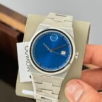 Movado Slim Bold Quest Blue Dial