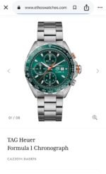 Tag Heuer Formula 1 Green Dial Chronograph - Image 3