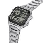 Casio Youth AE-1200WHL Silver Digital - Image 3