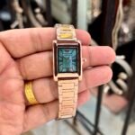 Emporio Armani Rectangular Rose Gold