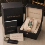Emporio Armani Rectangular Rose Gold - Image 2