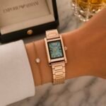 Emporio Armani Rectangular Rose Gold - Image 4