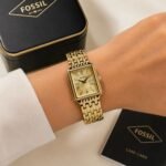 Fossil Raquel Gold Rectangular Dial - Image 4