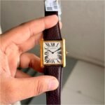 Cartier Tank Must de Brown White Dial