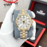 Tissot PR 100 Chronograph 42MM Silver Gold