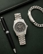 Rolex Oyster Perpetual Day-Date 43MM Silver Grey Dial - Image 2