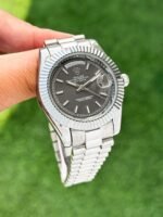Rolex Oyster Perpetual Day-Date 43MM Silver Grey Dial - Image 4