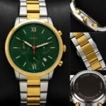 Fossil 44MM Green Dial Gold Bezel Chronograph - Image 4