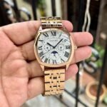 Cartier Santos 43MM White Dial Rose Gold - Image 3