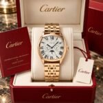 Cartier Santos 43MM White Dial Rose Gold - Image 2