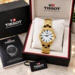 Tissot T-Wave 30MM White Dial Gold Tone - Image 2