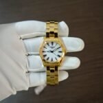 Tissot T-Wave 30MM White Dial Gold Tone