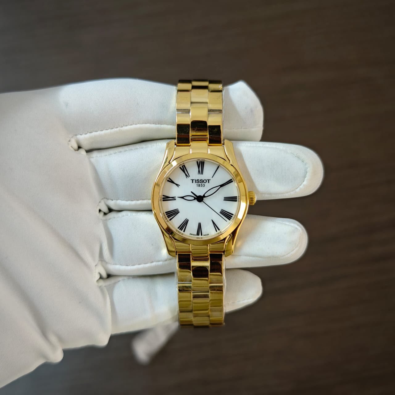 WhatsApp Image 2026-09-15 at 1.13.31 AM (1) Tissot T-Wave 30MM White Dial Gold Tone - Image 1
