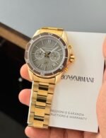 Armani Exchange Spencer Textured Dial Chronograph - Image 3