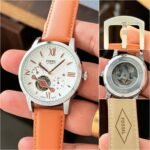 Fossil Townsman Automatic White Dial Chronograph - Image 2
