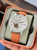 Fossil Townsman Automatic White Dial Chronograph - Image 3