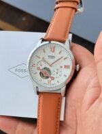 Fossil Townsman Automatic White Dial Chronograph - Image 4