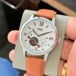 Fossil Townsman Automatic White Dial Chronograph