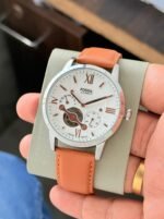 Fossil Townsman Automatic White Dial Chronograph