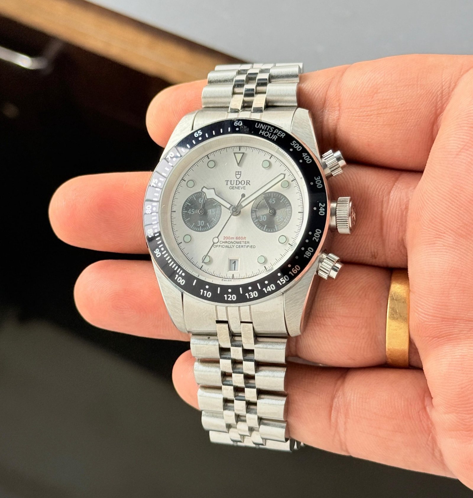 WhatsApp Image 2026-09-15 at 12.38.09 AM (1) Tudor Black Bay White Dial Chrono - Image 1