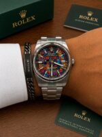 Rolex Oyster Perpetual Silver-Tone Automatic - Image 4