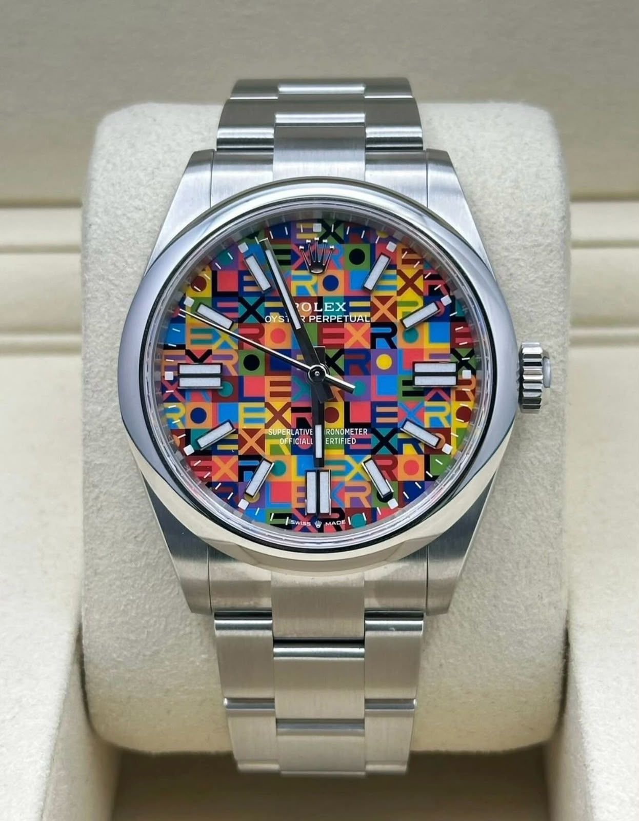 WhatsApp Image 2026-09-15 at 12.39.27 AM Rolex Oyster Perpetual Silver-Tone Automatic - Image 1