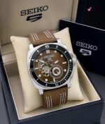 Seiko 5 Sports Brown Tourbillon Automatic - Image 2