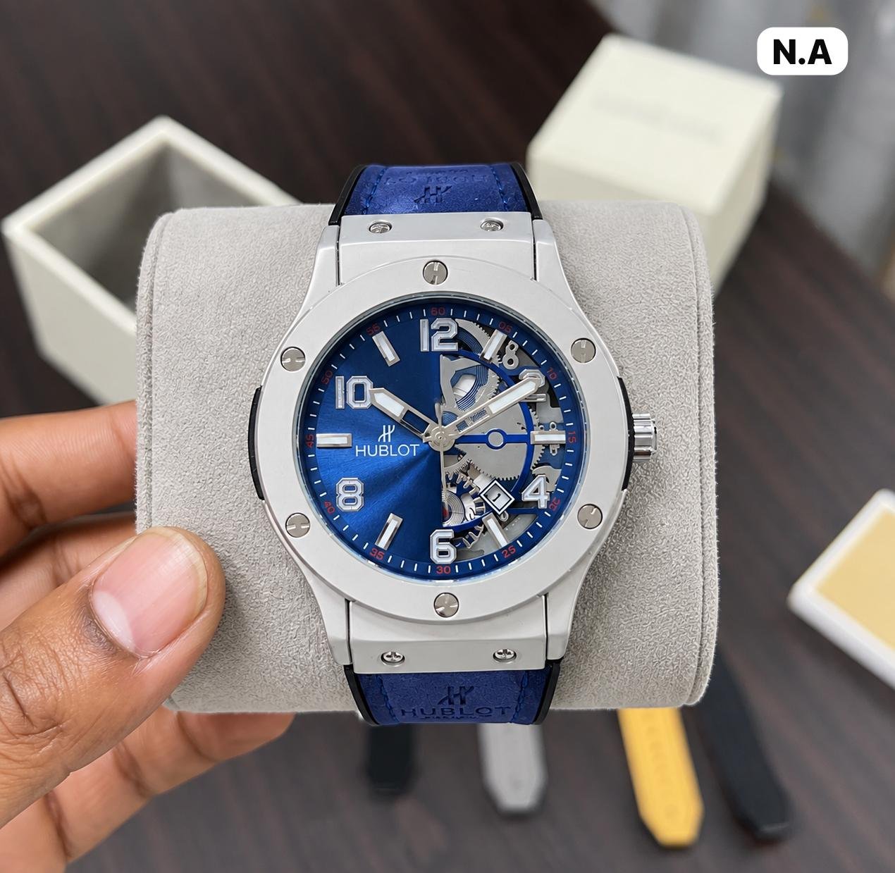 WhatsApp Image 2026-09-15 at 12.48.07 AM (1) Hublot silver tone Skeleton Dial - Image 1