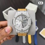 Hublot silver tone Skeleton Dial - Image 3
