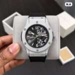Hublot silver tone Skeleton Dial - Image 4