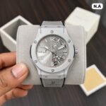 Hublot silver tone Skeleton Dial - Image 5