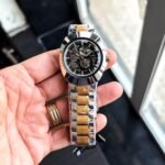 Rado AX1722 Gold Silver Tone Dial Automatic