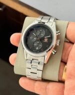 Tag Heuer Carrera Heritage Silver Black Dial