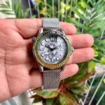 Omega Seamaster Silver Grey Mosaic Dial Automatic