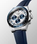 Longines Conquest Chronograph Blue White Dial - Image 4